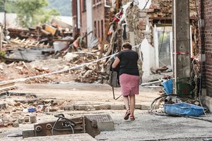 Vokietijoje potvynio aukų skaičius viršijo 180: vis dar yra dešimtys dingusių 