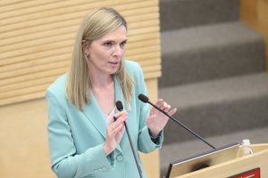 A. Bilotaitė apie pasienyje su Baltarusija statomą tvorą: nenoriu, kad tai taptų „auksinės tvoros“ projektu