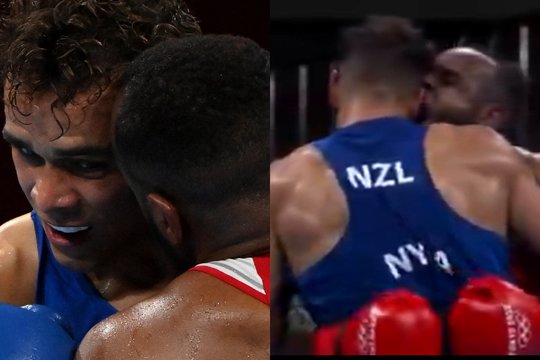 M. Tysonas olimpiniame Tokijo bokso ringe: marokietis kovos metu bandė nukąsti varžovui ausį