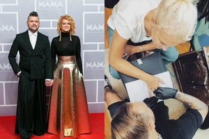 Prodiuseriai Laura Paukštė ir Dominykas Kubilius vestuvių žiedus išsitatuiravo
