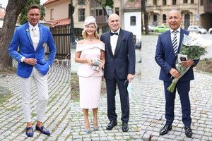 Deimantų karalienės D. Ribas sūnaus vestuvėse – išsipuošę žinomi svečiai: sveikino ir Izraelio ambasadorius Lietuvai