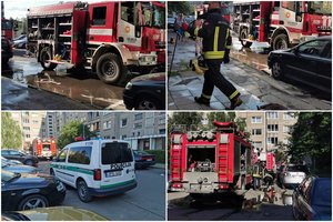 Vilniuje esančiame daugiabutyje kilo gaisras