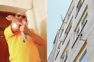 Kaunietis susigrūmė su anteną ant daugiabučio stogo norėjusiu iškelti nepažįstamuoju – ginčas persikėlė į teismą