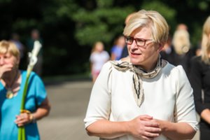 I. Šimonytė Medininkuose: valstybės gynimas ir stiprinimas nėra vien politinės valdžios reikalas