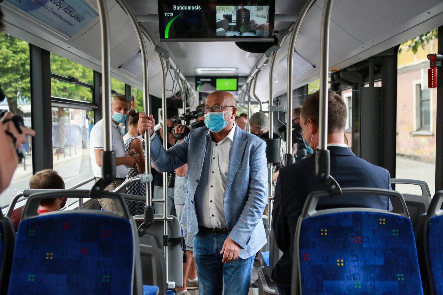 Nuo šio sekmadienio Kauno miesto viešasis transportas keleivius pasitinka atsinaujinęs.<br>G.Bitvinsko nuotr.