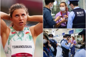 Baltarusijos bėgikė pasipriešino šalies valdininkų kėslams deportuoti ją namo iš Tokijo, ji prašo politinio prieglobsčio Europoje