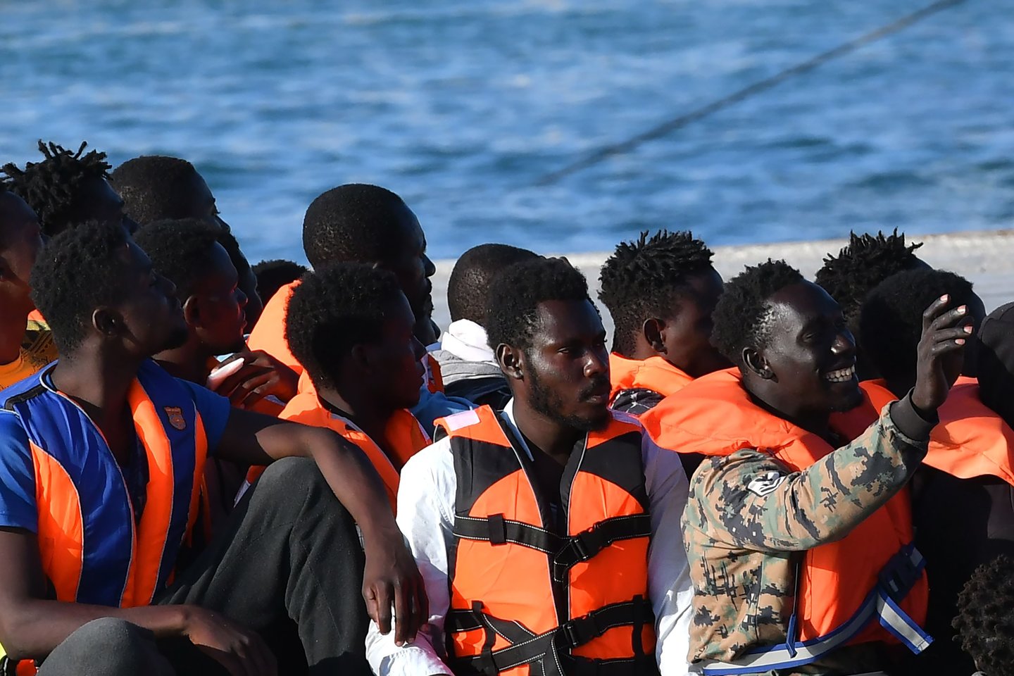 Per Libiją keliauja daug Europą mėginančių pasiekti migrantų.<br>AFP/Scanpix nuotr.