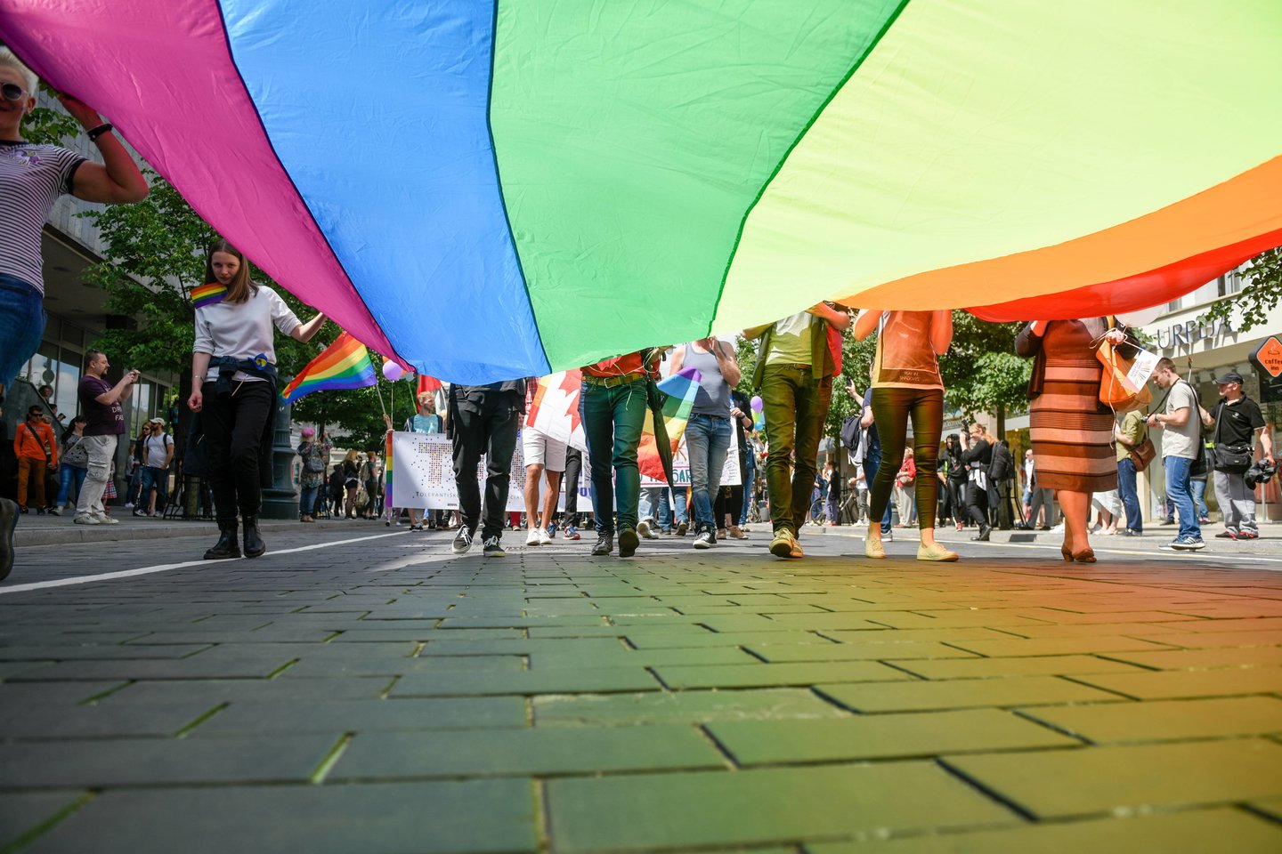 „Baltic Pride“ – didžiausias LGBT teisių gynimo renginys Baltijos šalyse, kasmet paeiliui vykstantis vienoje iš šių valstybių.<br>D.Umbraso nuotr.