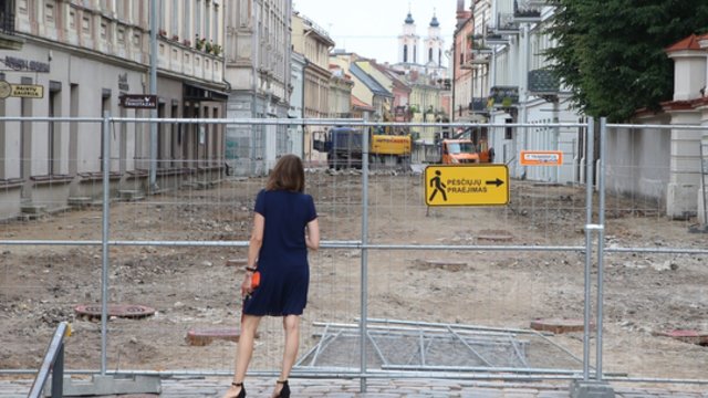 Kaune rekonstruojama istorinė Vilniaus gatvė: rasti pirmieji archeologiniai radiniai