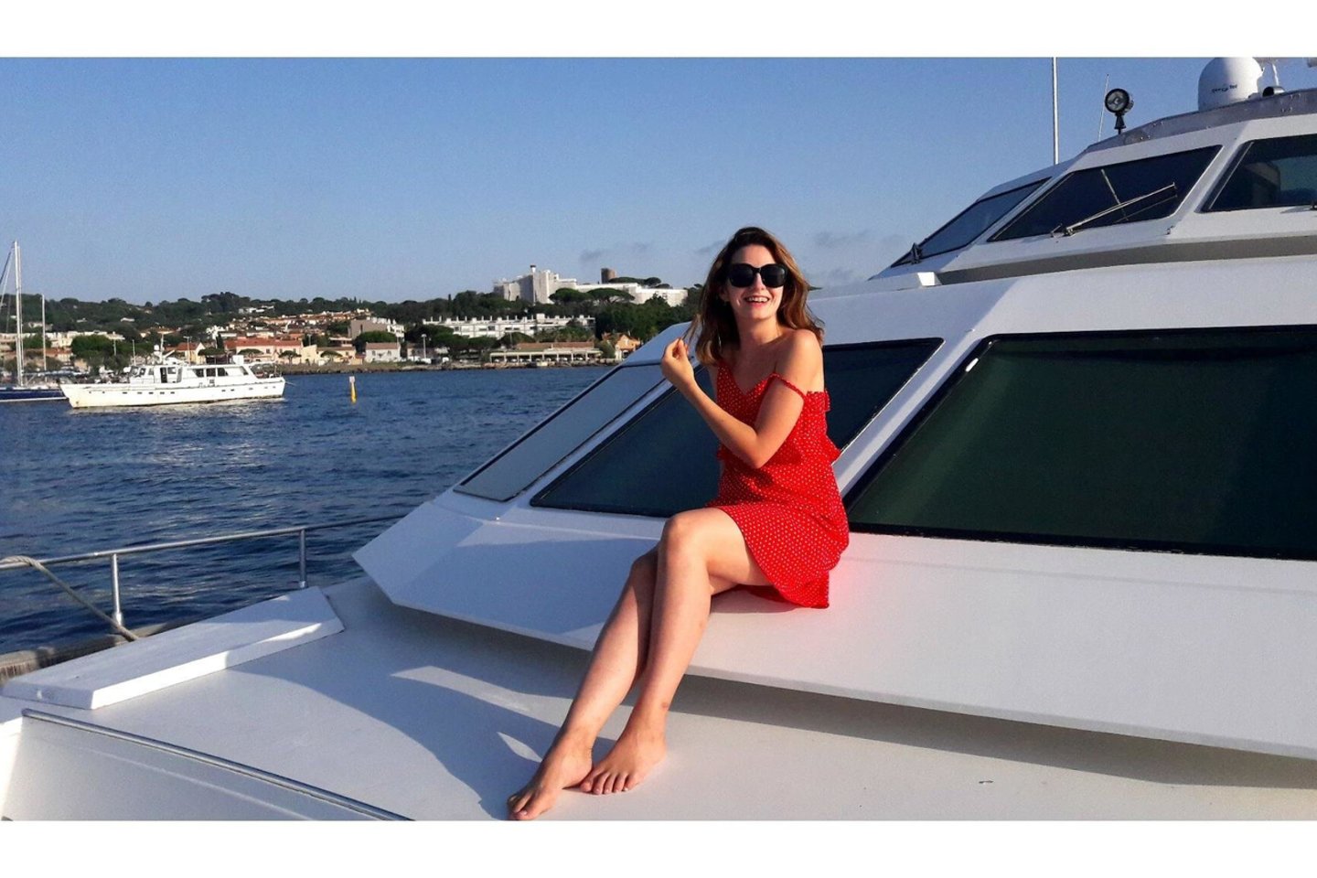  Prabangiose jachtose stiuardese dirbanti Kristina papasakojo apie savo darbo užkulisius.<br> K. Bezrodnaja, Instagram @badstewardess nuotr.