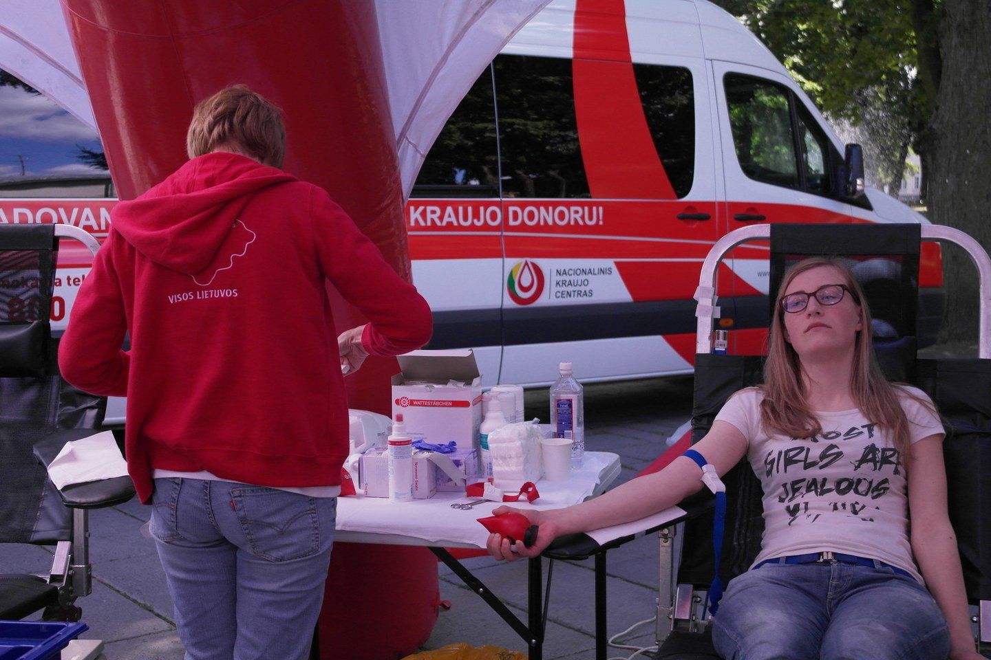 VšĮ Nacionalinis kraujo centras (NKC) praneša, kad kritiškai trūksta O (I) ir A (II) kraujo grupių kraujo.<br>L.Jačiauskaitės nuotr.