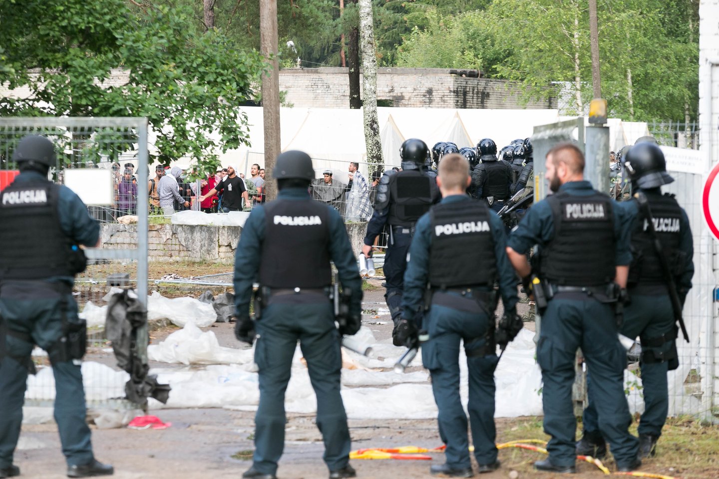 Lietuvą užklupusi A.Lukašenkos režimo surengta migrantų krizė įtikinamai parodė, koks svarbus tokiais atvejais europinis solidarumas šaliai, patiriančiai nelauktų atvykėlių antplūdį. <br>T.Bauro nuotr.