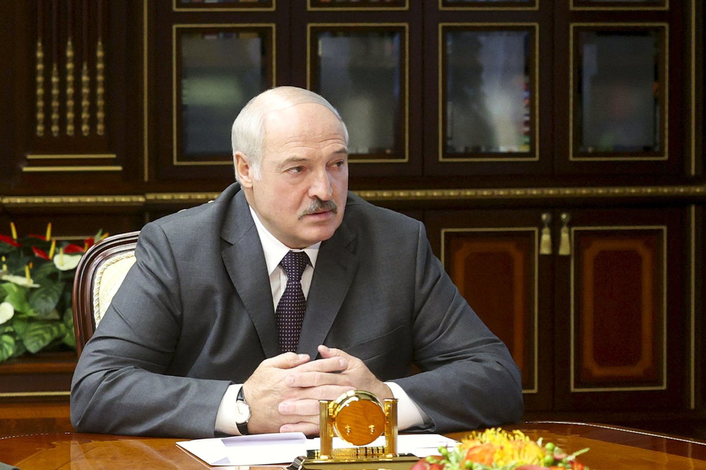 G. Landsbergis: yra signalų, kad A. Lukašenka kitose šalyse ieško potencialių migrantų.<br>AP/Scanpix nuotr.