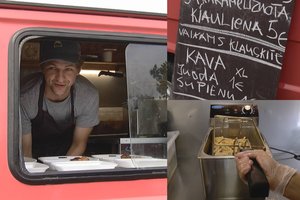 Dešimtmetį užsienyje plušėjęs virtuvės šefas Panevėžyje įkūrė virtuvę ant ratų: klientai plūsta net iš sostinės