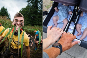 Dvynukų tėtis sveikuolis S. Dailidė atviras: „Pusantro karto sunkiau, dvigubai daugiau džiaugsmo“