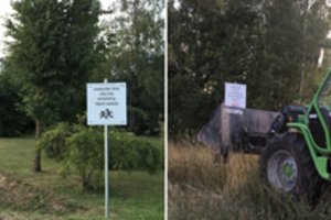 Trakų gyventojai sugalvojo genialią idėją: bando atkreipti vairuotojų dėmesį