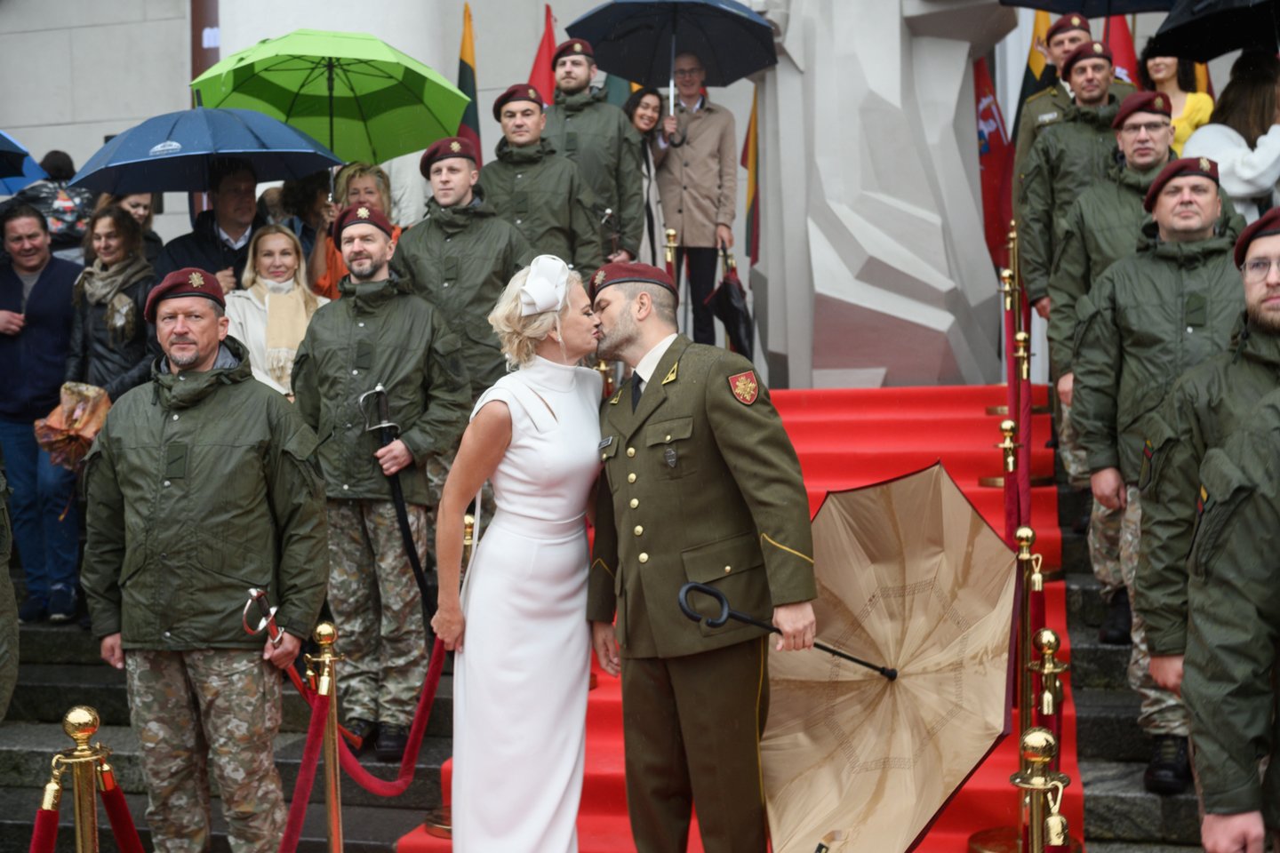 Lauros Paukštės ir Dominyko Kubiliaus vestuvių akimirkos.<br>V.Skaraičio nuotr.