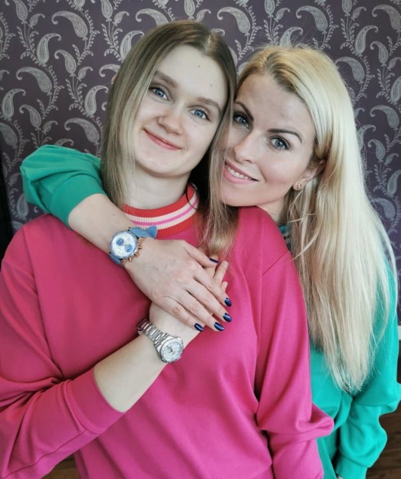 Rūta Mikelkevičiūtė su dukra Dominyka.<br> Asmeninio archyvo nuotr.