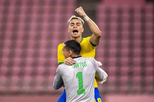 Olimpiniame futbolo turnyre čempionais antrąkart paeiliui tapo brazilai