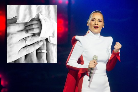 Dainininkė Dagna su vyru Eirimu susilaukė pirmagimio: jautrų sveikinimą skyrė ir L. Adomaitis