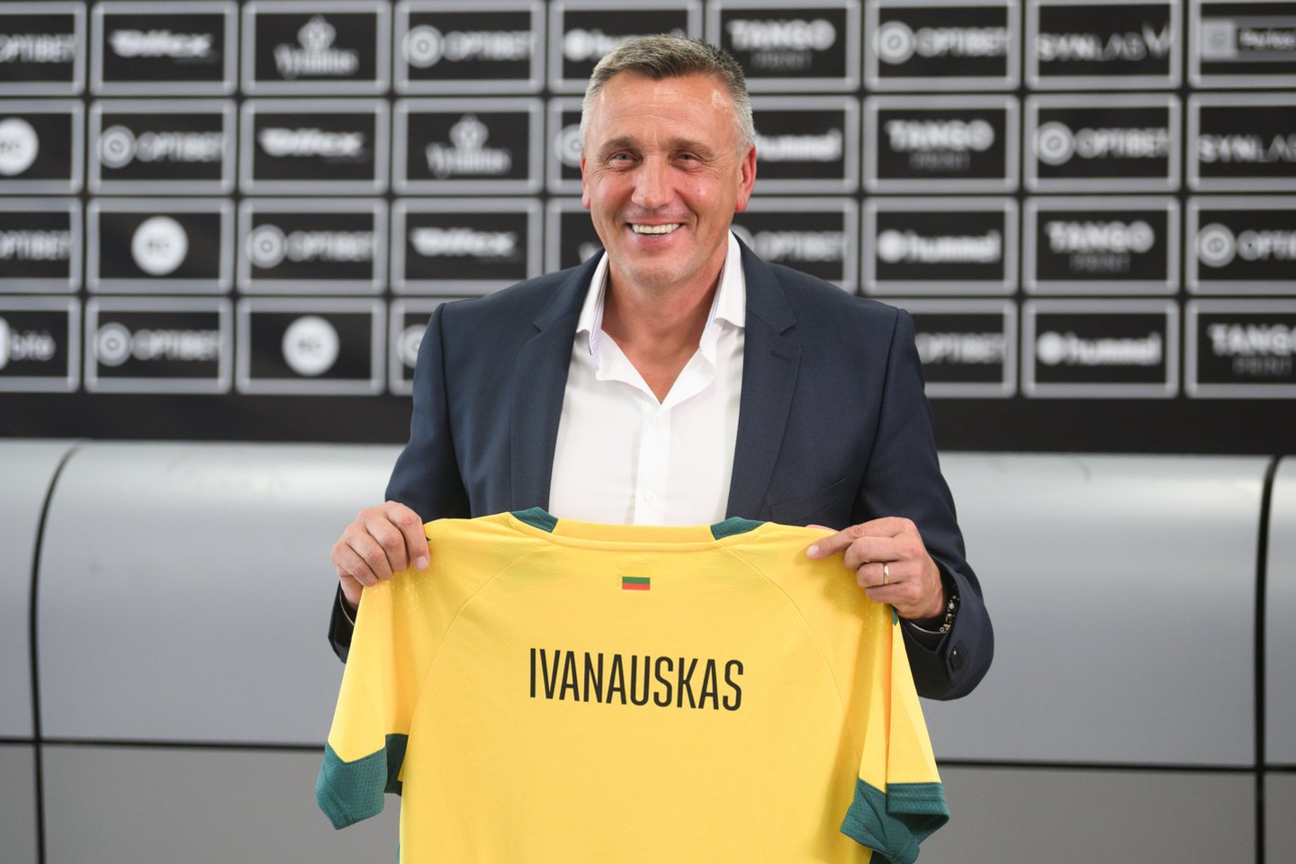 Valdas Ivanauskas paskirtas naujuoju Lietuvos futbolo rinktinės treneriu.<br>V.Skaraičio nuotr.
