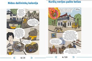 Kuršių nerijos istorija atgijo virtualiuose „Nerijados“ komiksuose