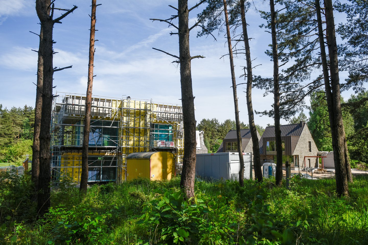 Pavilnių regioniniame parke atlikėjas namą pasistatė pagal 2015 metais išduotą statybų leidimą.<br>D.Umbraso nuotr.