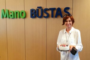 Už suteiktą pagalbą – šilti žodžiai ir gardus tortas