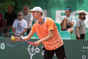 Tenisininkas A. Sabaliauskas: stengsiuosi kuo greičiau iškovoti ir ATP vienetų reitingo taškų