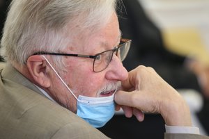 Prof. V. Landsbergis apie protestą prie Seimo: bolševikiniai metodai