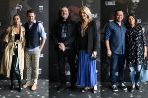 Renginių išsiilgę žinomi žmonės pasirodė filmo „Izaokas“ premjeroje