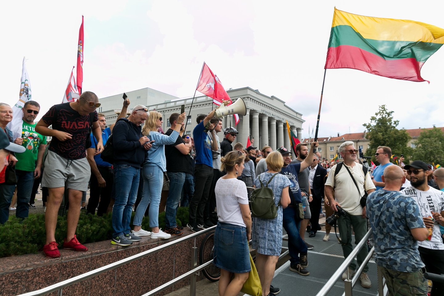 Protestas prie Seimo.<br>T.Bauro nuotr.