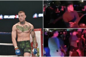 Tarp akmenis į policiją svaidžiusių asmenų – ir kovotojas A. Misiūnas