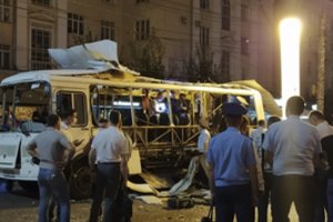 Rusijoje sprogimą autobuse aukų padaugėjo iki dviejų