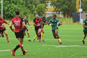 Kauno „Ąžuolo“ regbininkai jubiliejinį sezoną pradėjo vilkėdami išskirtinę aprangą