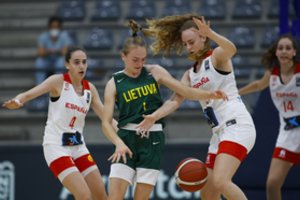 Lietuvos merginų rinktinė 78 taškais pralaimėjo ispanėms