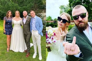 „Humoro klubo“ narys Dominykas Klajumas vedė savo išrinktąją Vismantę