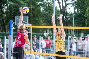 Ekstremaliomis sąlygomis pažymėtame Lietuvos paplūdimio tinklinio čempionate triumfavo favoritai