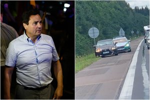 Petro Gražulio mįslė: politikas tikina norėjęs į tualetą, o pareigūnai – chuliganiškai vairavo