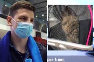 Rusiškai prakalbęs A. Gudaitis į Sankt Peterburgą atvyko su kompanija: lietuvį atlydėjo katė