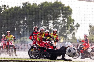 Lietuvos motobolo čempionato finale dramatiškai grūmėsi dvi Kretingos komandos