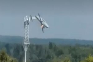 Rusijoje nukrito naujausias karinis lėktuvas
