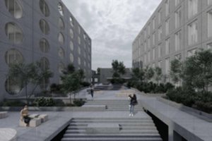 Kviestiniame konkurse architektai pateikė siūlymus viešbučiui – tokį matytų sostinės Naujamiestyje