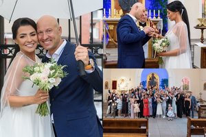 Po šeimos dramų Milisandra ir Algirdas Radzevičiai atnaujino santuokos įžadus