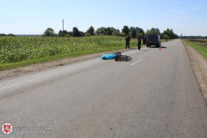 Panevėžio rajone apsivertė motorinis dviratis – vairuotojas žuvo iš karto