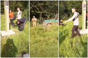 Klastingus Baltarusijos pasieniečių veiksmus demaskuoja ir Lenkijos pareigūnai