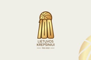 Lietuvos krepšinio šimtmečio jubiliejui įamžinti – specialus logotipas ir metai skirti krepšiniui