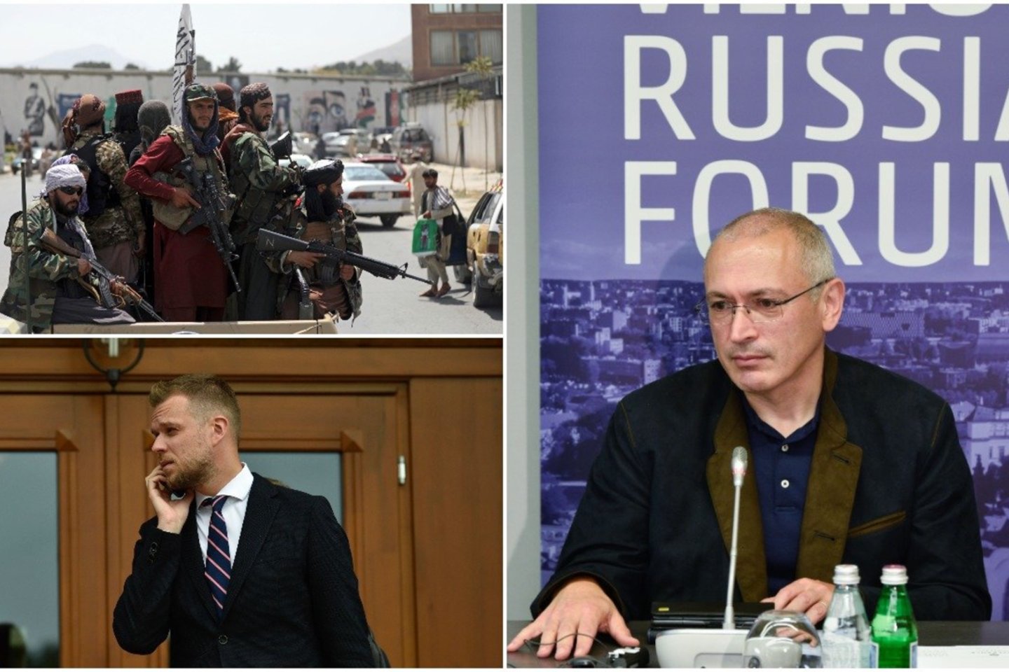 M. Chodorkovskis teigė, kad opozicijos kandidatams praktiškai neleidžiama dalyvauti parlamento rinkimuose.<br>Lrytas.lt koliažas.