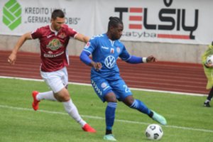 Telšiuose dviem įvarčiais atsilikęs „Panevėžys“ mačo pabaigoje išlygino rezultatą