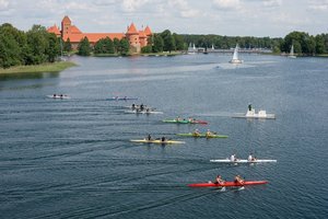 Trakuose nestartavę olimpiečiai leido pasidžiaugti medaliais kitiems irkluotojams